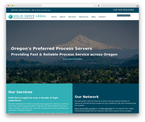 WP theme Beaver Builder Theme - solidservelegal.com