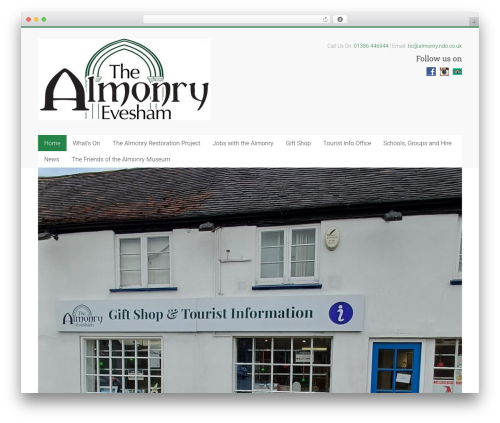Accelerate WordPress theme - almonryevesham.org