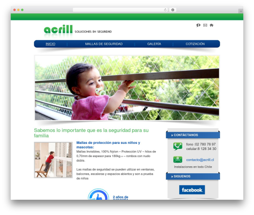 ACRILL WordPress theme - acrill.cl