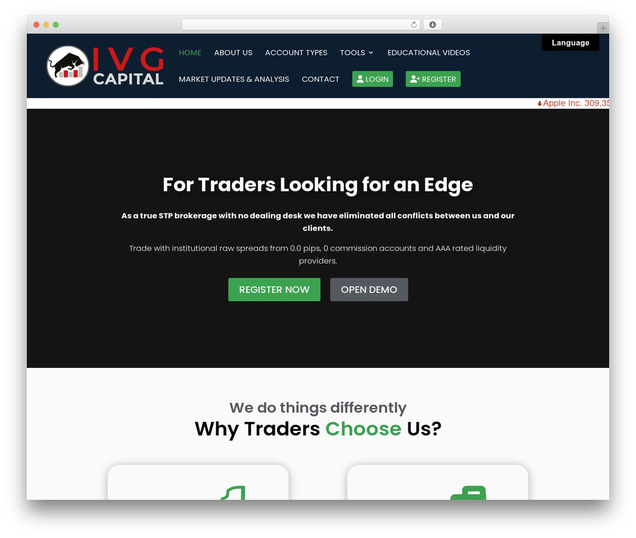Divi WordPress theme - ivgcapital.com