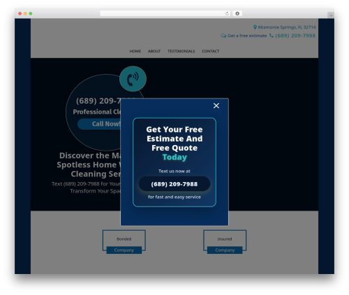 Testimonials hub WordPress plugin - rocatorocleaningservices.com