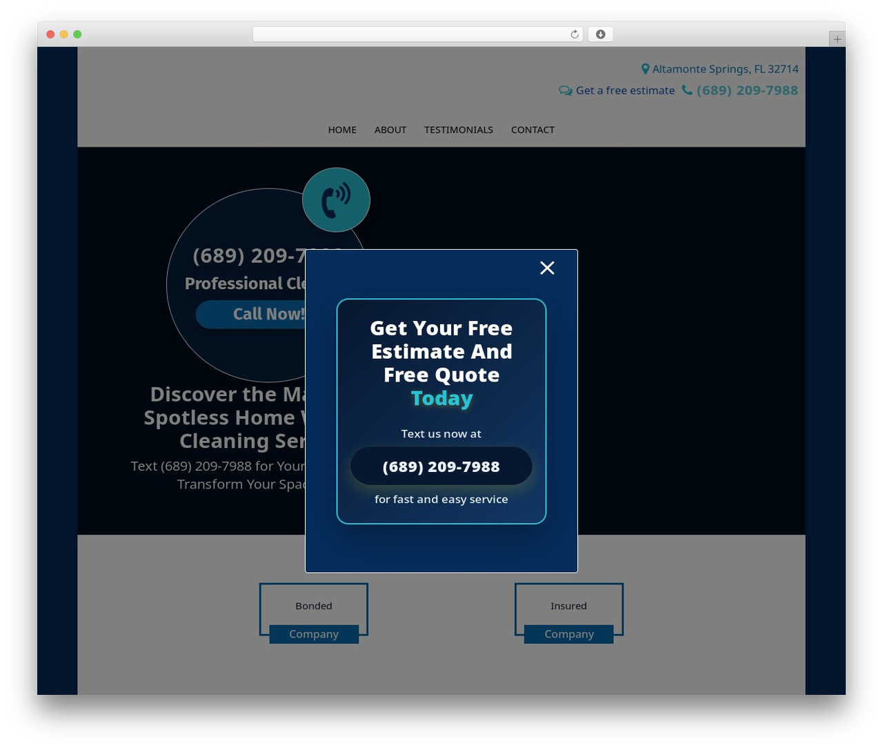 Divi WordPress theme - rocatorocleaningservices.com