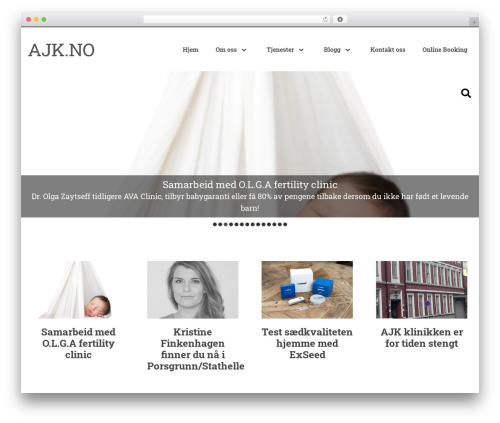 Flex theme WordPress - ajk.no