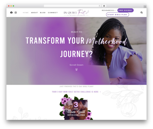 Hello Boho WordPress theme - inquiettrust.com