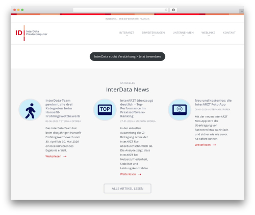 INTERDATA best WordPress theme - interdata.de