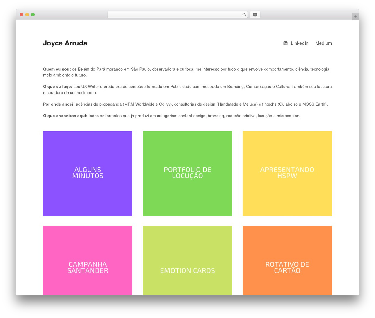 Maker WordPress theme design - joycearruda.com Maker WordPress theme design - joycearruda.com