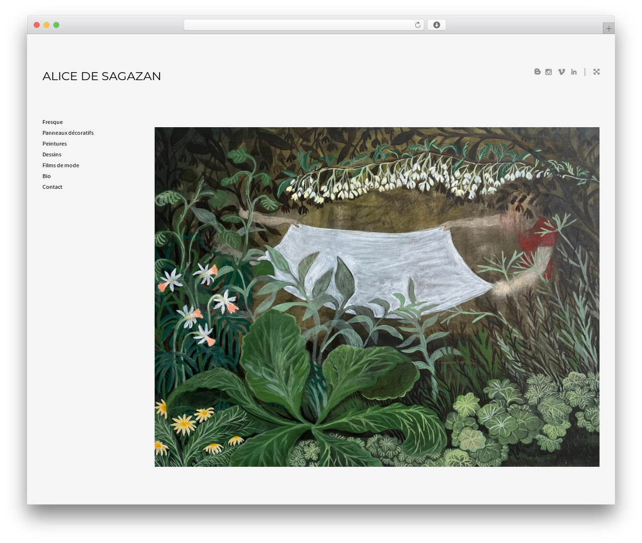 Reframe WordPress theme - alicedesagazan.com