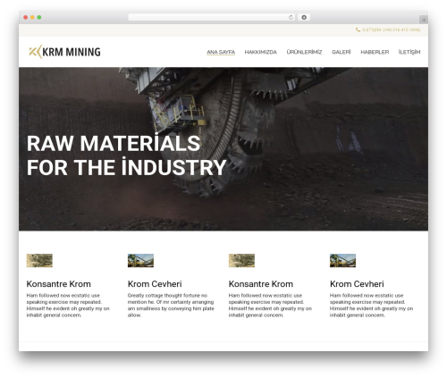 Theme WordPress KRM - krmmining.com