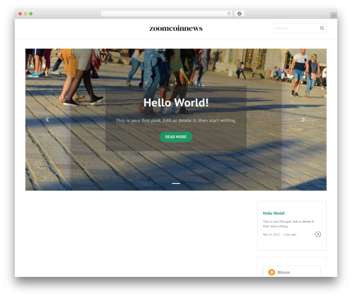 Massive cryptocurrenc222y widgets WordPress plugin - zoomcoinnews.com