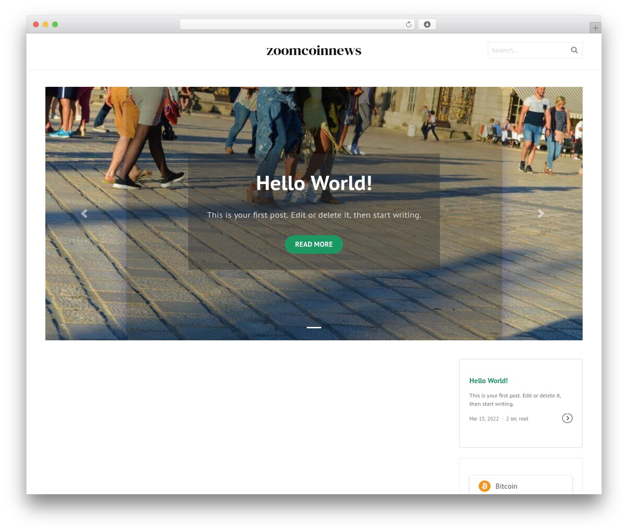 Theme WordPress Mediumish - zoomcoinnews.com