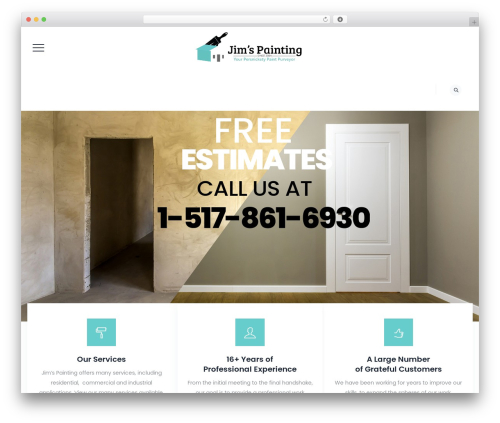 WordPress theme Boldman - jimspaintingllc.com