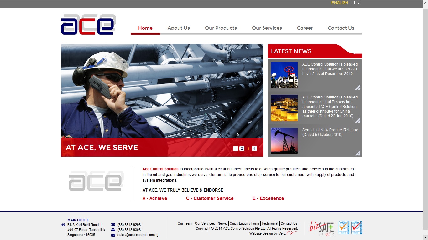 ACE Control WordPress theme by Vaibhav