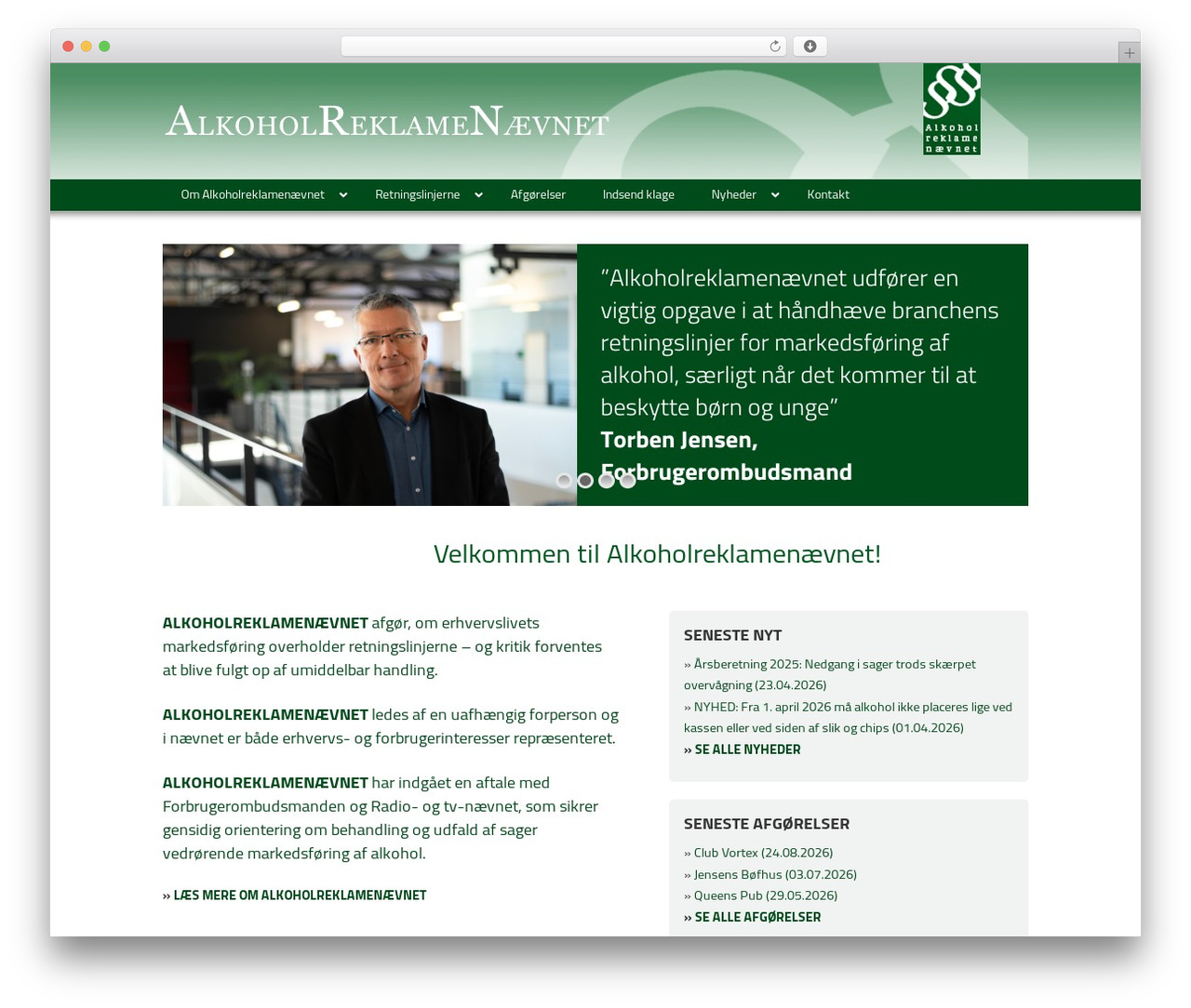 ARN WordPress theme design - alkoholreklamenaevn.dk ARN WordPress theme design - alkoholreklamenaevn.dk