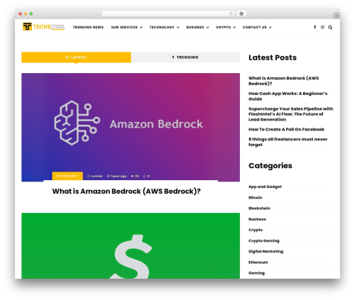BuzzMag WordPress theme - techestudio.com