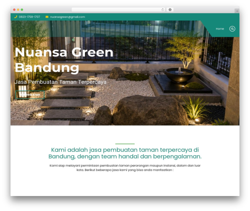 Compro garden WordPress theme - nuansagreen.com