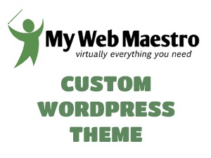 Custom Theme for WordPress theme WordPress by My Web Maestro