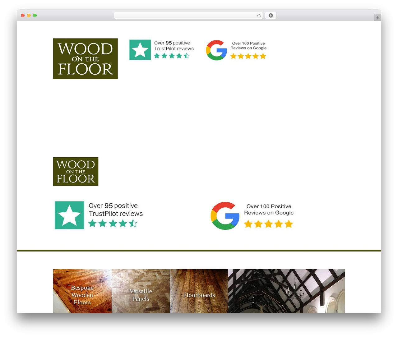 Divi WordPress theme - www.woodonthefloor.com