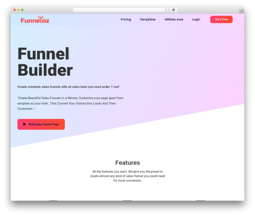 Wp ultimo WordPress plugin - funneloz.com