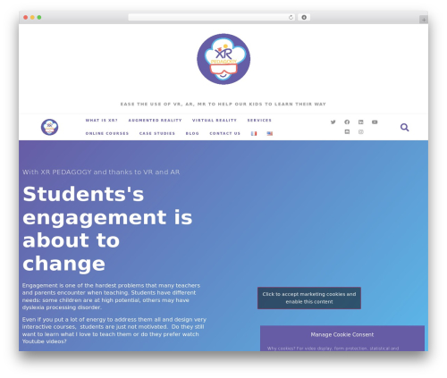 Hello Elementor premium WordPress theme - xrpedagogy.com
