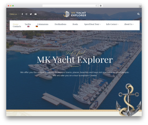 Lamaro WordPress theme - yacht-explorer.com