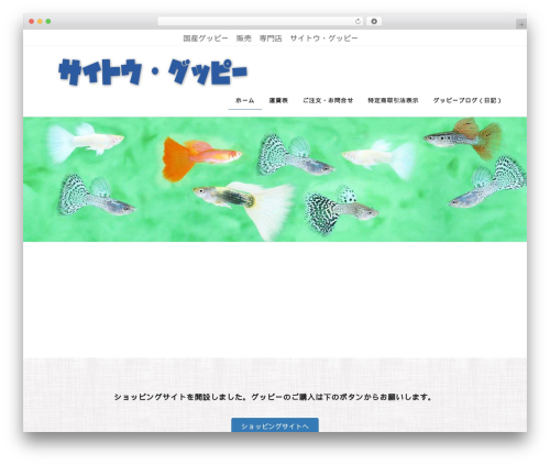 Lightning skin jpnstyle WordPress plugin - saitou-guppy.com