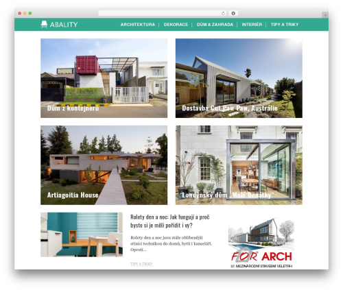 Maverick theme WordPress - abality.cz