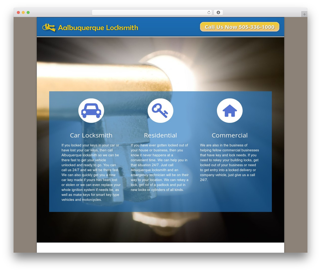 Medicate theme WordPress - albuquerque-locksmith.mobi