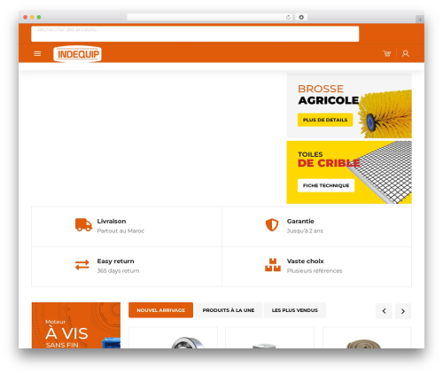 Mobimax WordPress theme - indequip.ma