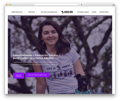 Movedo WordPress theme - lineupdog.com