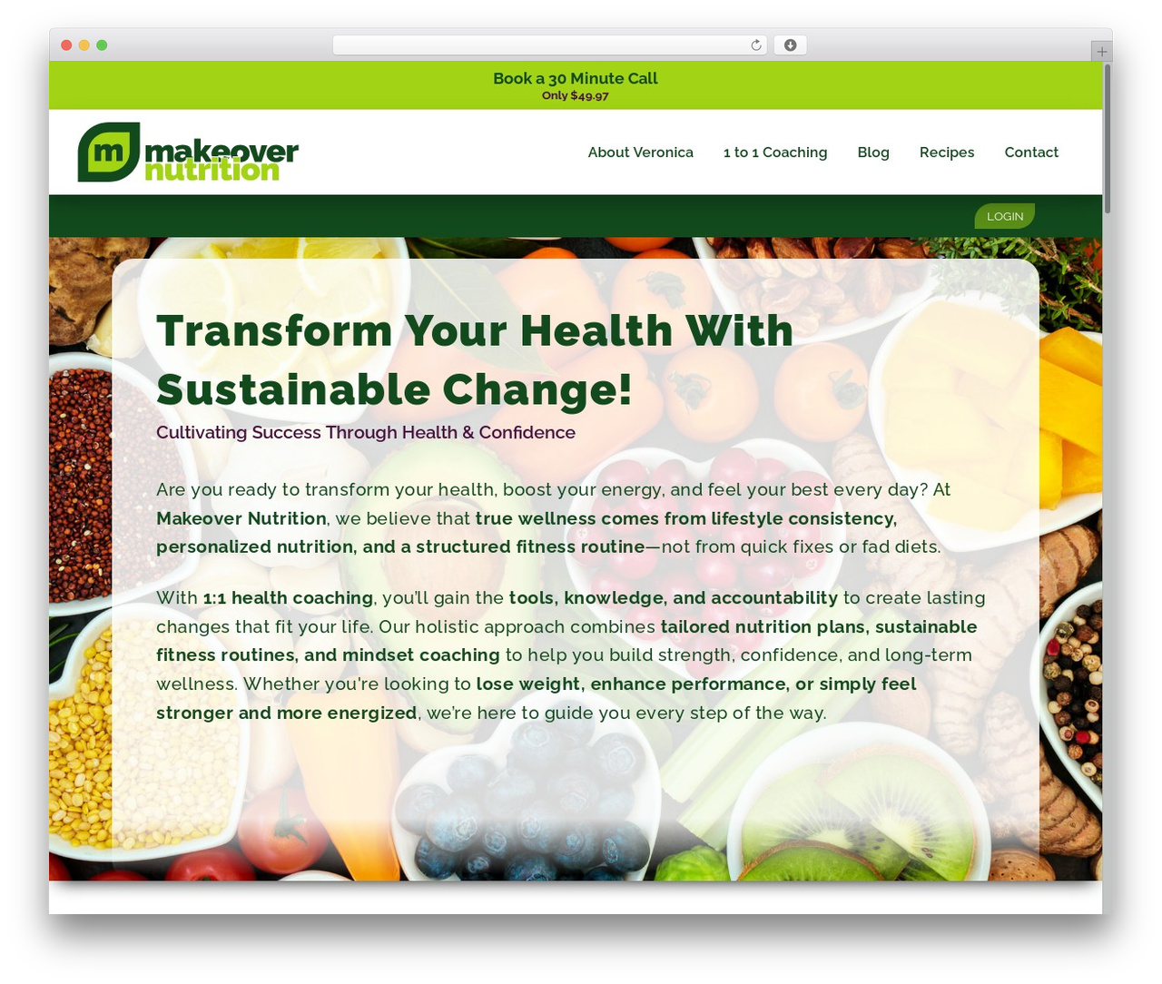 Pro &ndash; Child Theme WordPress theme - makeovernutrition.com