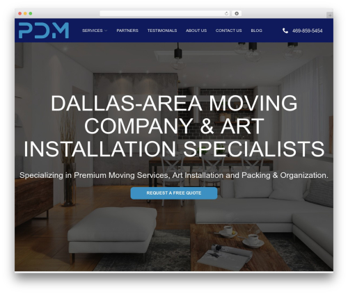 Reach Local company WordPress theme - premierdesignsandmoving.com