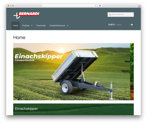 Storefront theme WordPress free - bernardi24.com