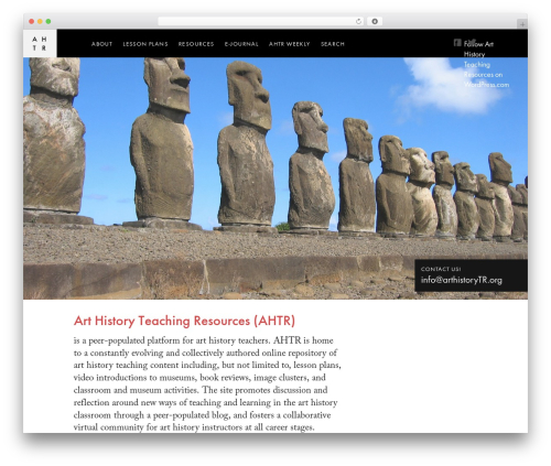 Theme WordPress AHTR - arthistoryteachingresources.org