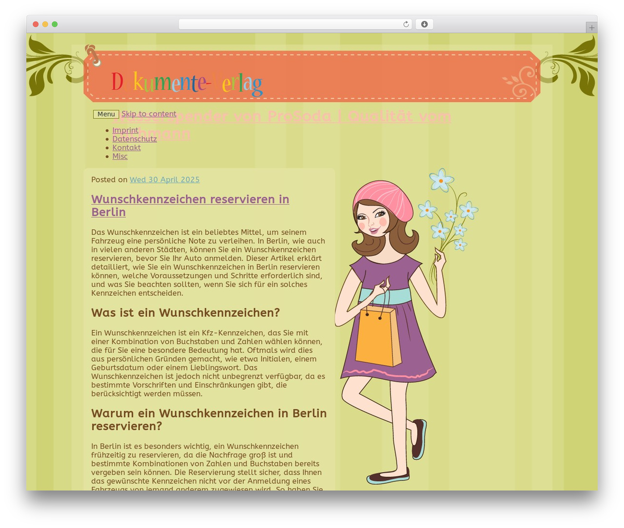 Theme WordPress Casually - dokumente-verlag.de