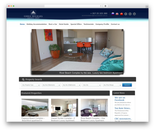 Theme WordPress Locality - accommodationcyprus.com