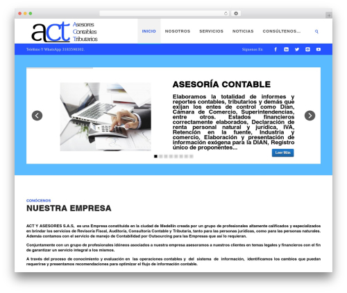 Theme WordPress Vision WP - asesorescontablestributarios.com