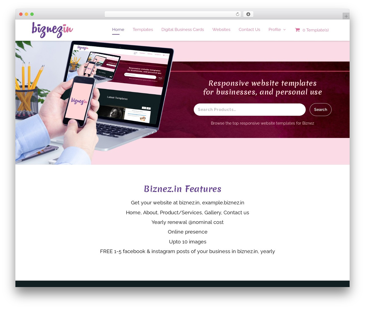 WordPress theme Extra - biznez.in WordPress theme Extra - biznez.in