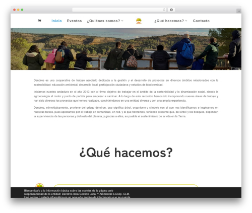 WordPress theme Dendros - dendros-coop.com