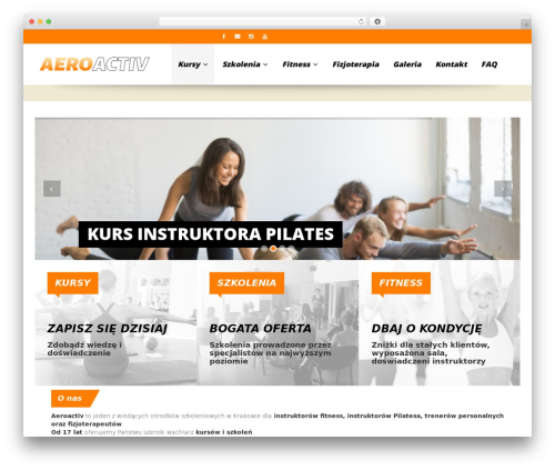 WordPress theme gameplan - aeroactiv.pl