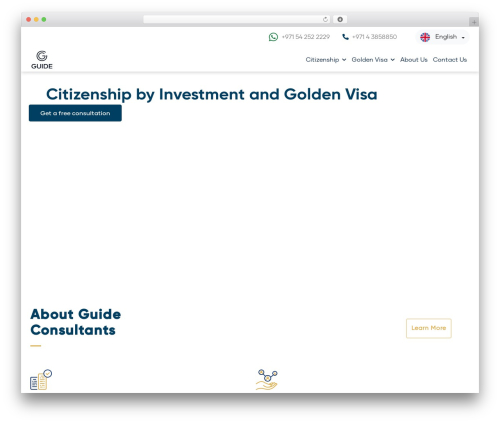 WordPress theme Guide - www.guideconsultants.com