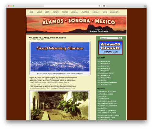WordPress website theme Indore - alamos-sonora-mexico.com