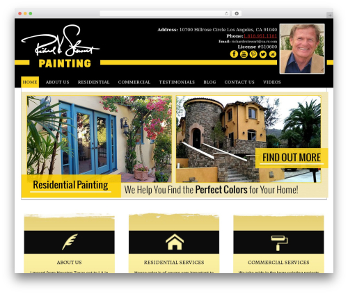 WordPress website theme MSH Responsive Theme - richardpaint.com