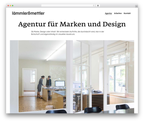 Best WordPress theme Web-Elements Theme - laemmlermettler.ch
