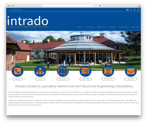 Blaszok theme WordPress - intrado.co.uk