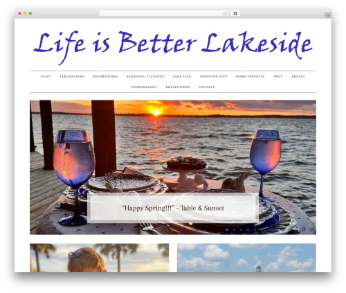 daisy WordPress store theme - lifeisbetterlakeside.com