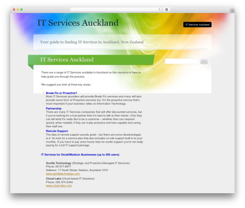 Theme WordPress Spectrum - itservicesauckland.com