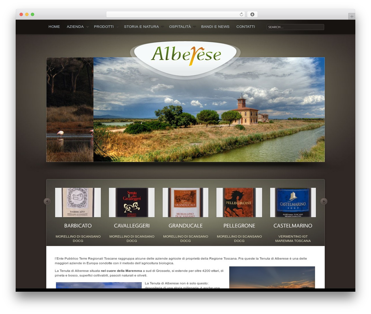 Traject WordPress theme - alberese.com Traject WordPress theme - alberese.com
