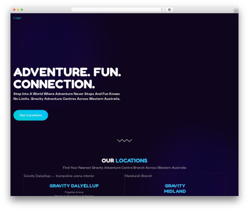 WordPress theme Nerko - gravityadventurecentre.com