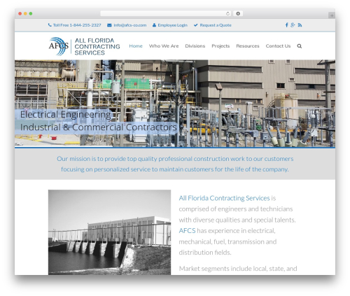 WordPress theme AFCS - afcs-co.com