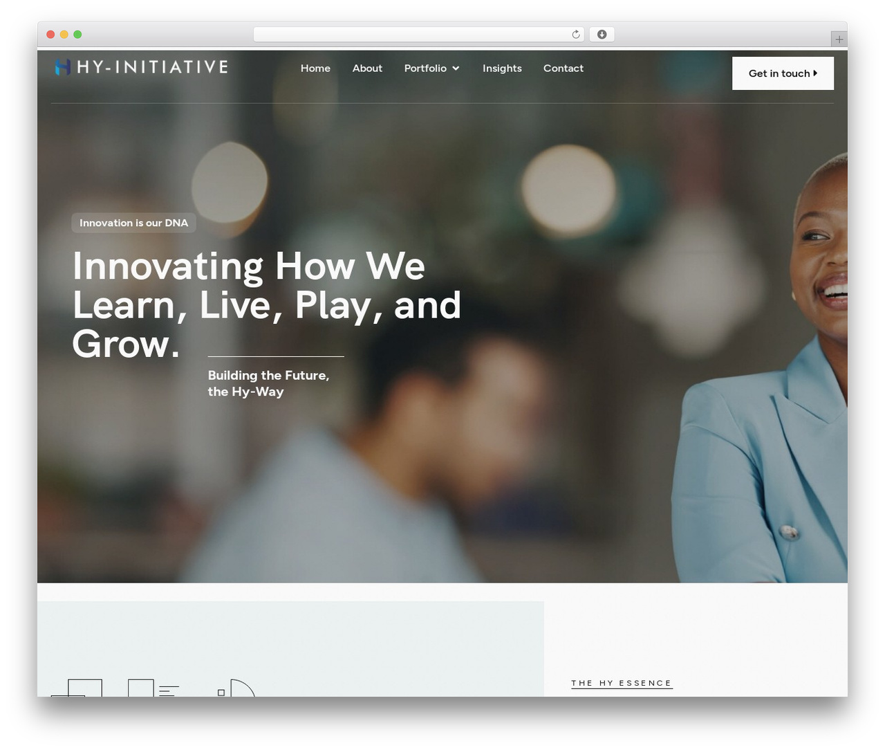 WordPress theme Binox - hy-initiative.com